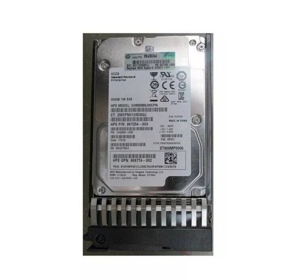 FOR FIT HPE 873371-001 Q1H47A MSA 900GB 12G SAS 15K 2.5IN ENTERPRISE Hard Drive