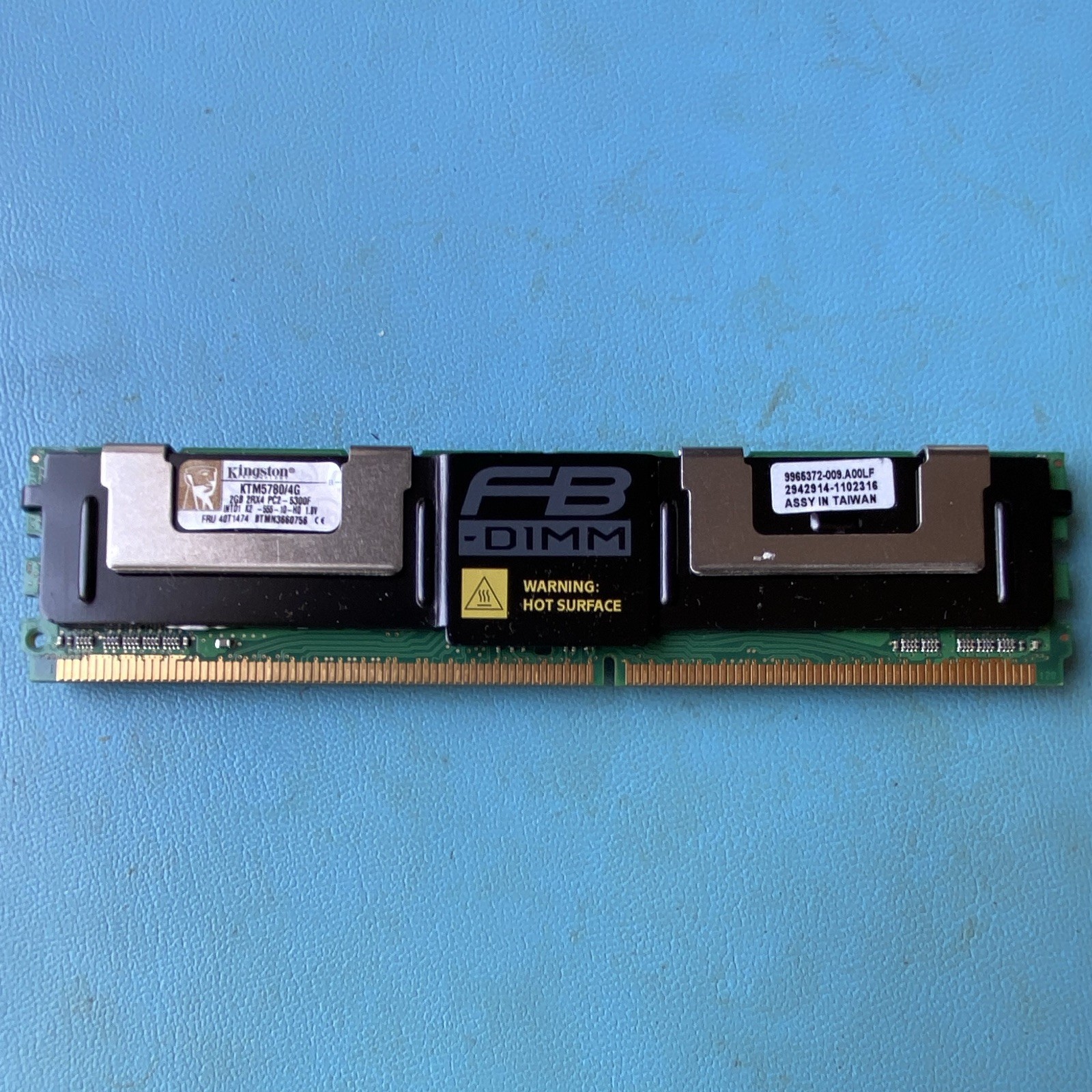 Kingston 4GB DDR2 FB-DIMM PC2-5300F 240-Pin Fully Buffered KTM5780/4G