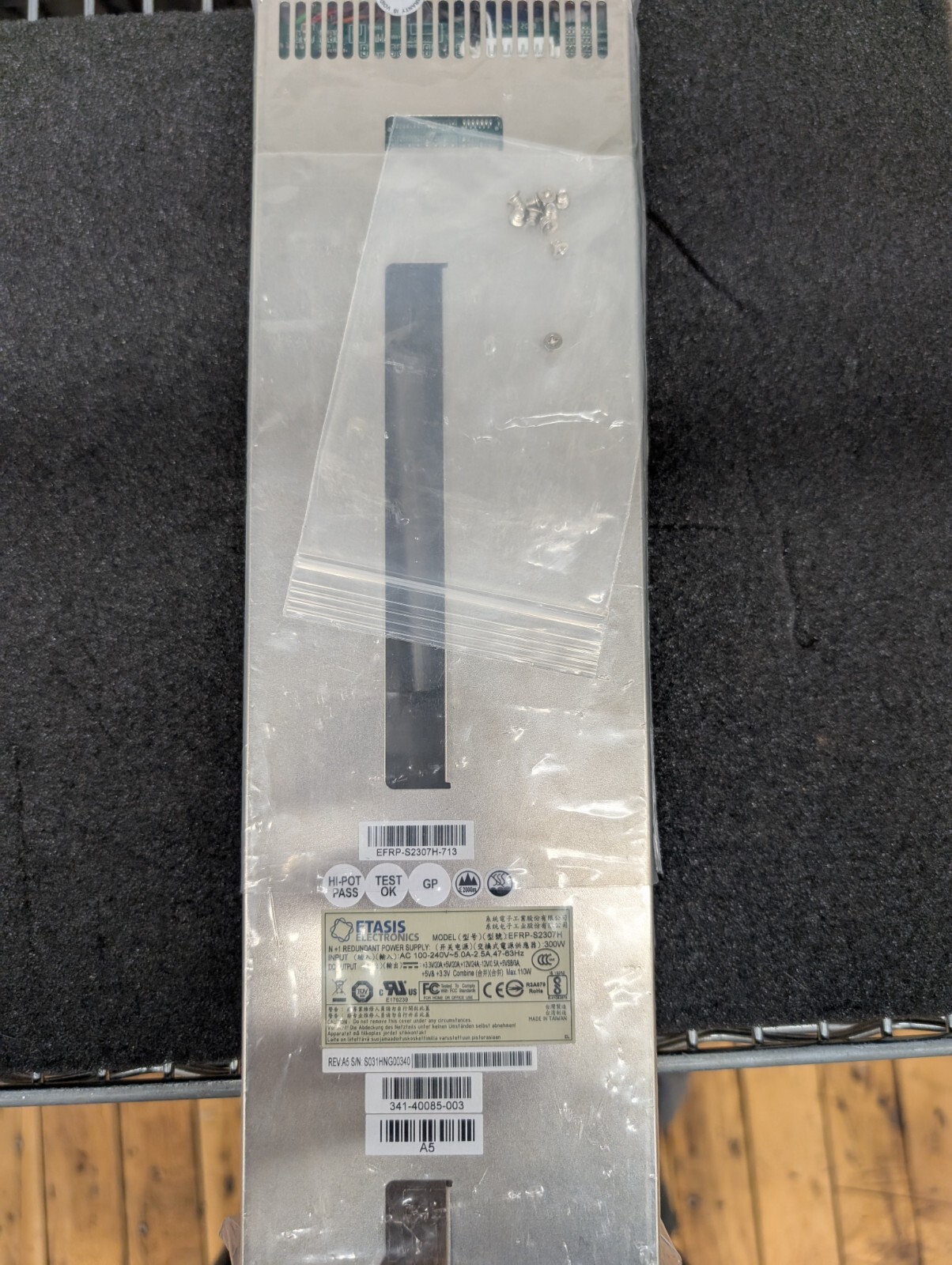 New, Etasis, EFRP-S2307H-713, HOUSING BAY FOR SYMPHONY POWER SUPPLY