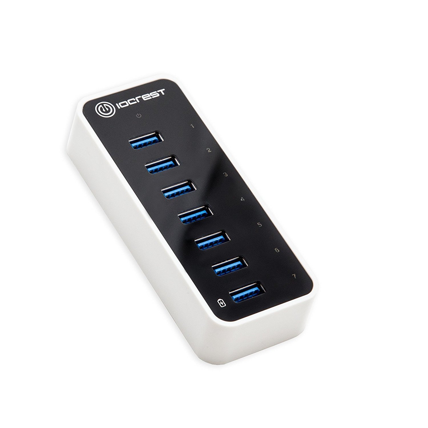 Syba SY-HUB20152 SuperSpeed USB 3.0 7 Port Hub Support w/ 12V/3A AC Power Ad
