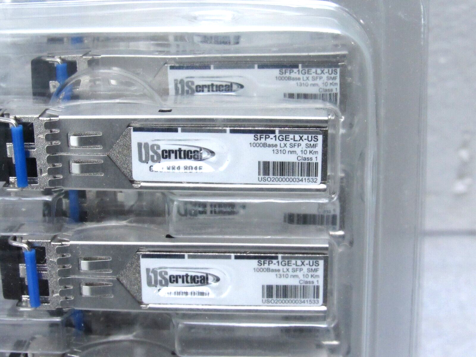 [Lot of 10] US Critical SFP-1GE-LX-US 1000BASE-LX SFP 1310nm 10km Module [CTOKT]