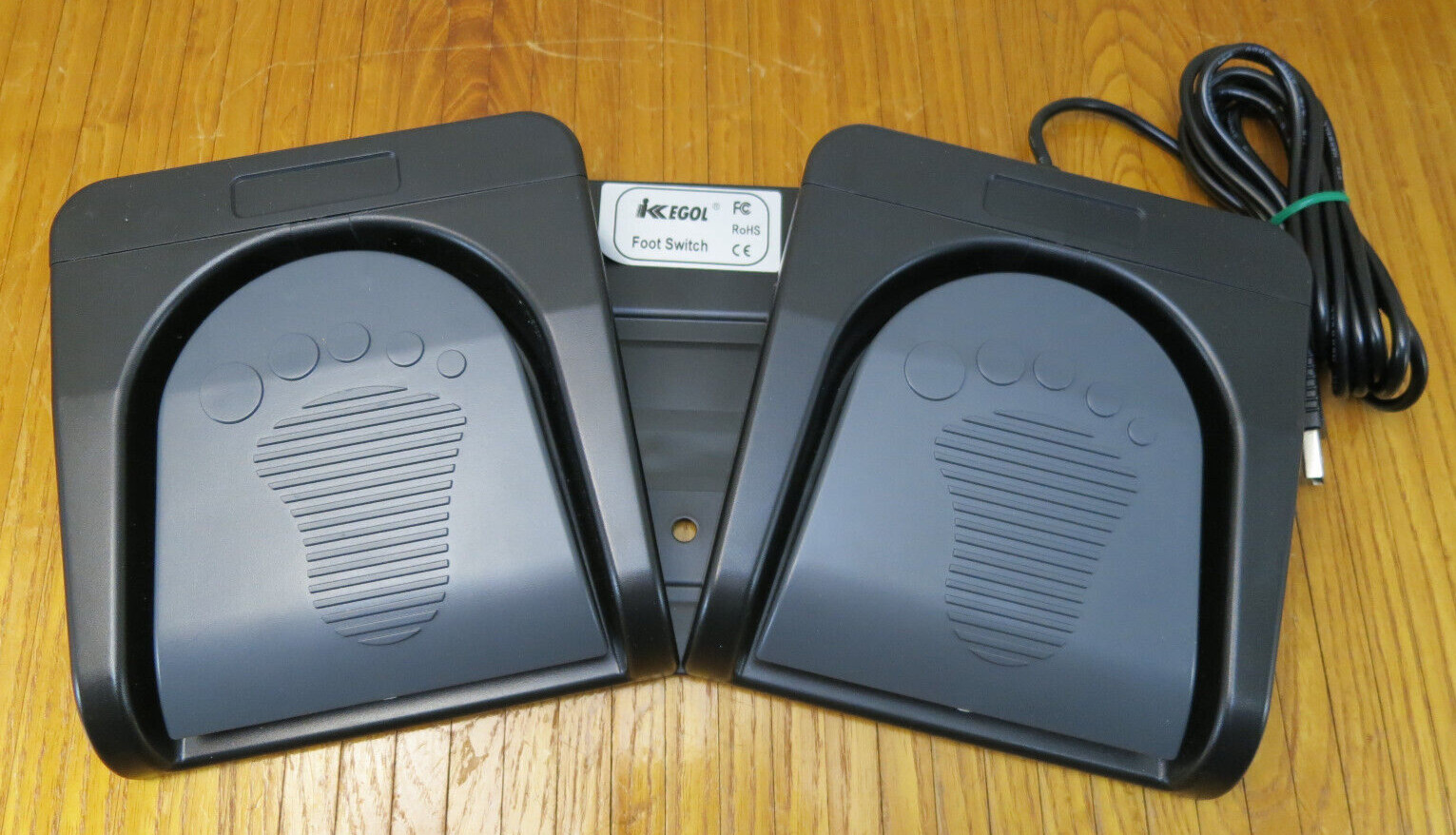 Kenol FS2016 B2 USB Big Double Foot Switch Pedals ~ Mint Condition