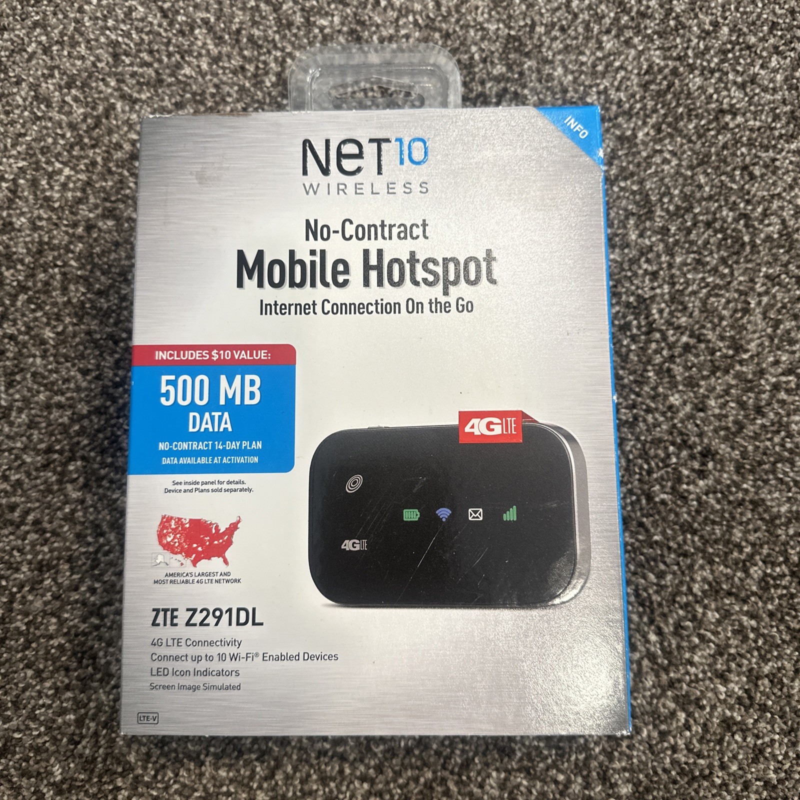 Net 10 Wireless No-Contract Mobile Hotspot NIB