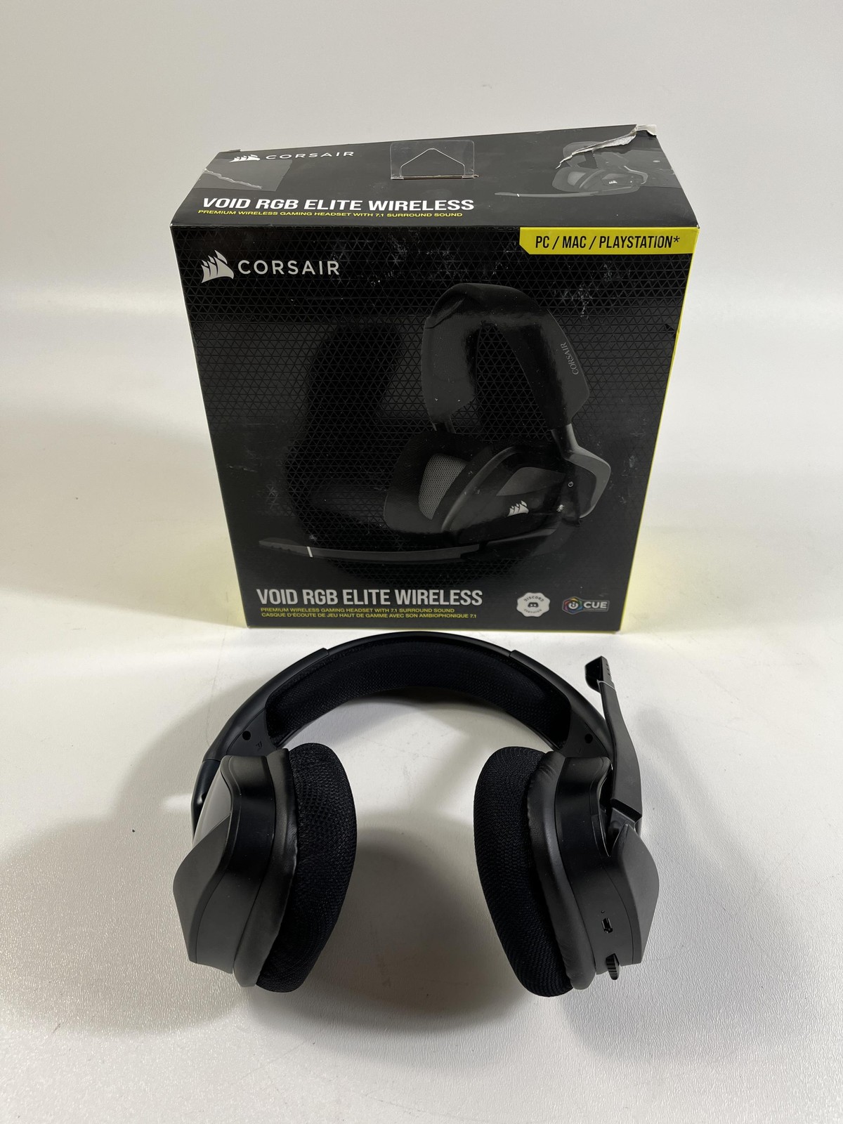 Corsair Void RGB Elite Wireless Gaming Headset – 7.1 Surround Sound no dongle