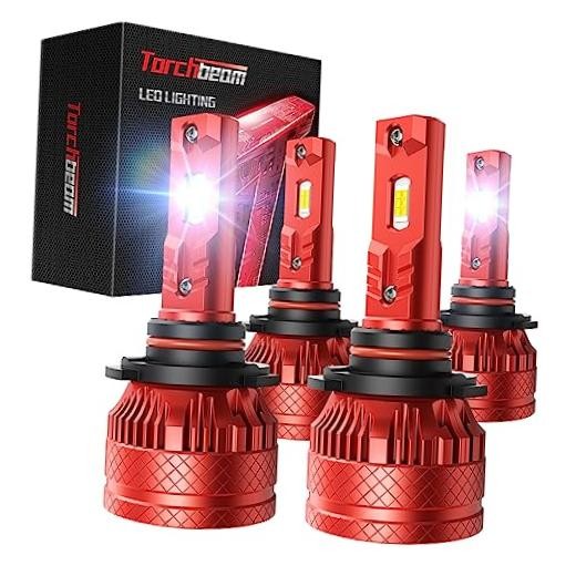 9005/HB3 9006/HB4 LED Bulbs Combo，96000LM 800% Super Brighter T6S 9005+9006