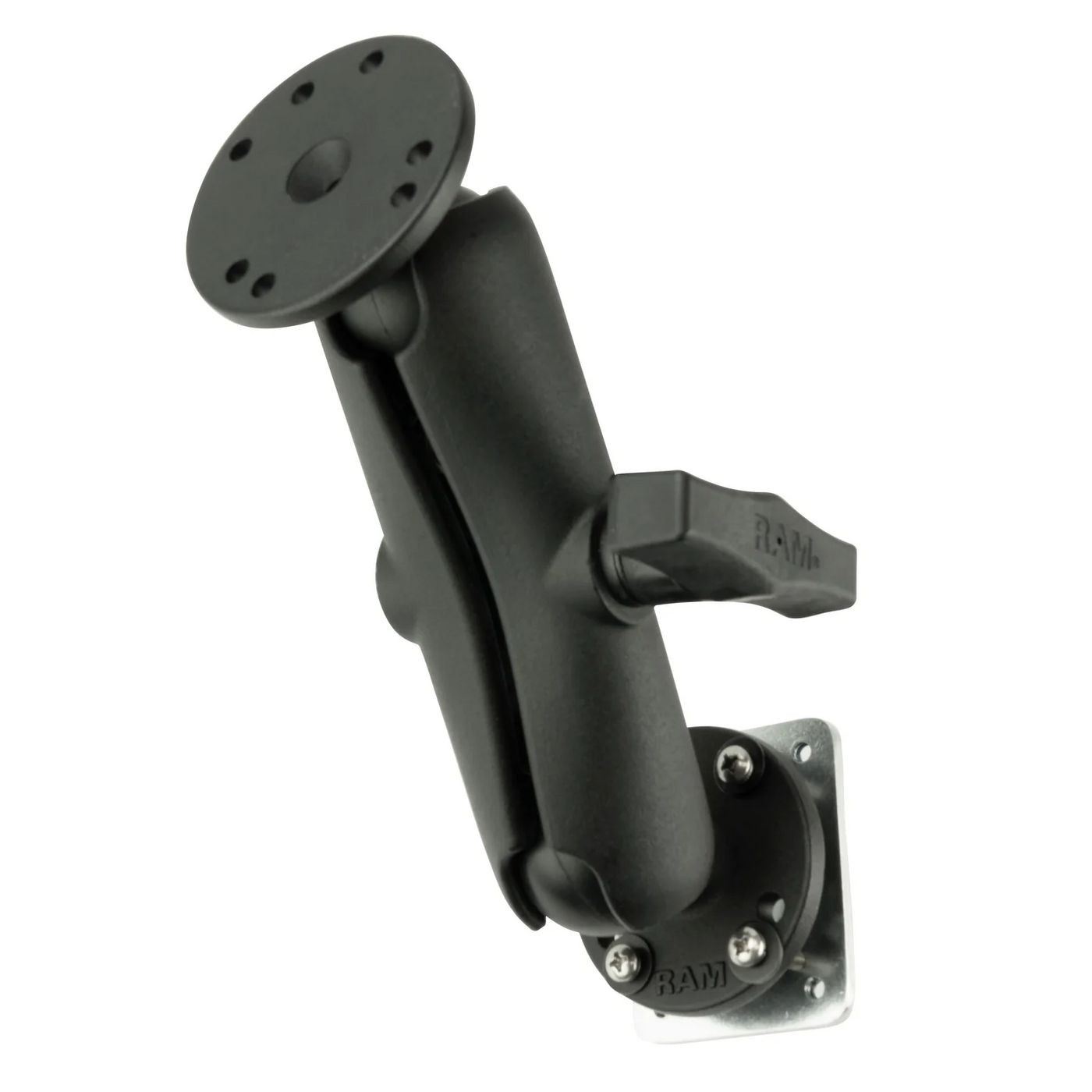 RAM Mounts RAM-101-225B2U UNPKD. DOUBLE BALL MOUNT W/ BACKING PLATE AND HAIR ~E~
