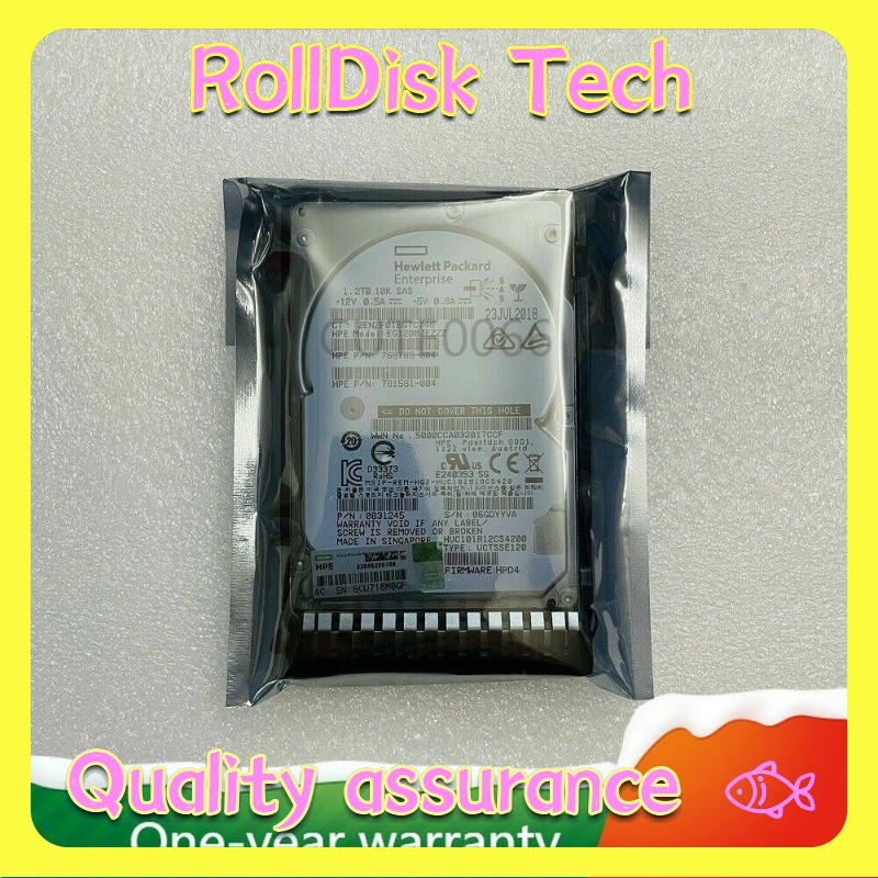 HP 1.2TB 10K SAS 12G 2.5" HDD 781578-001 Hard Disk 781518-B21 781514-002 G8 G9