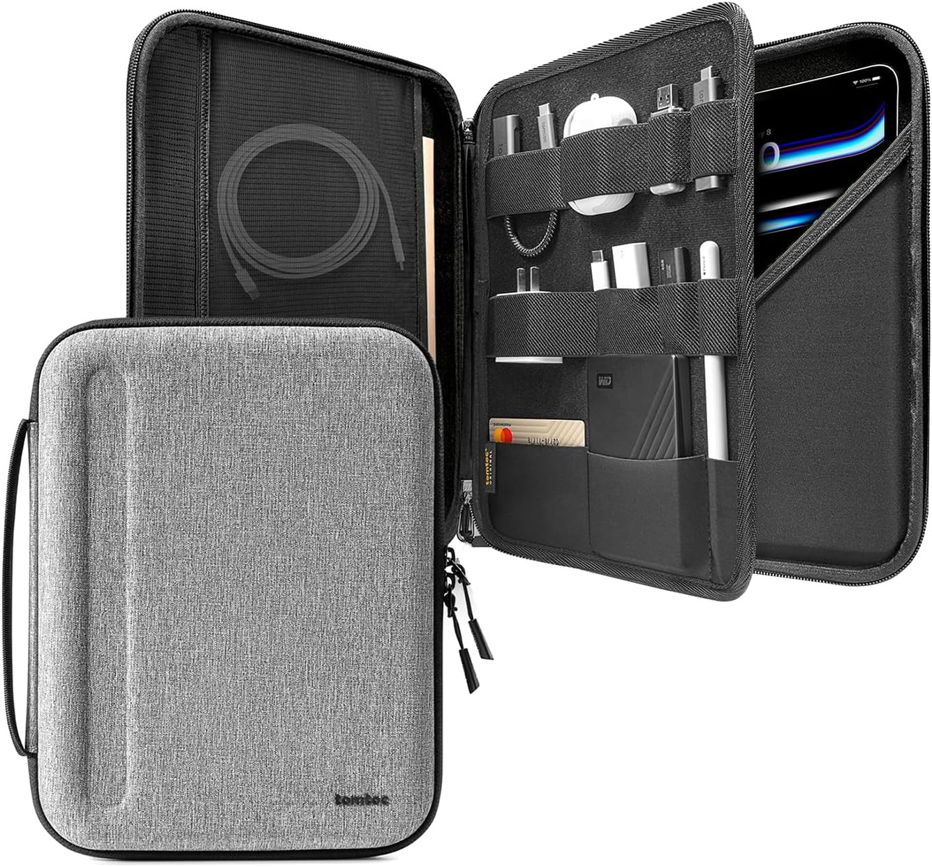 Portfolio Case for 2026 13 Inch iPad Air M4, M3&M2, iPad Pro M5/M4, 12.9'' iPad