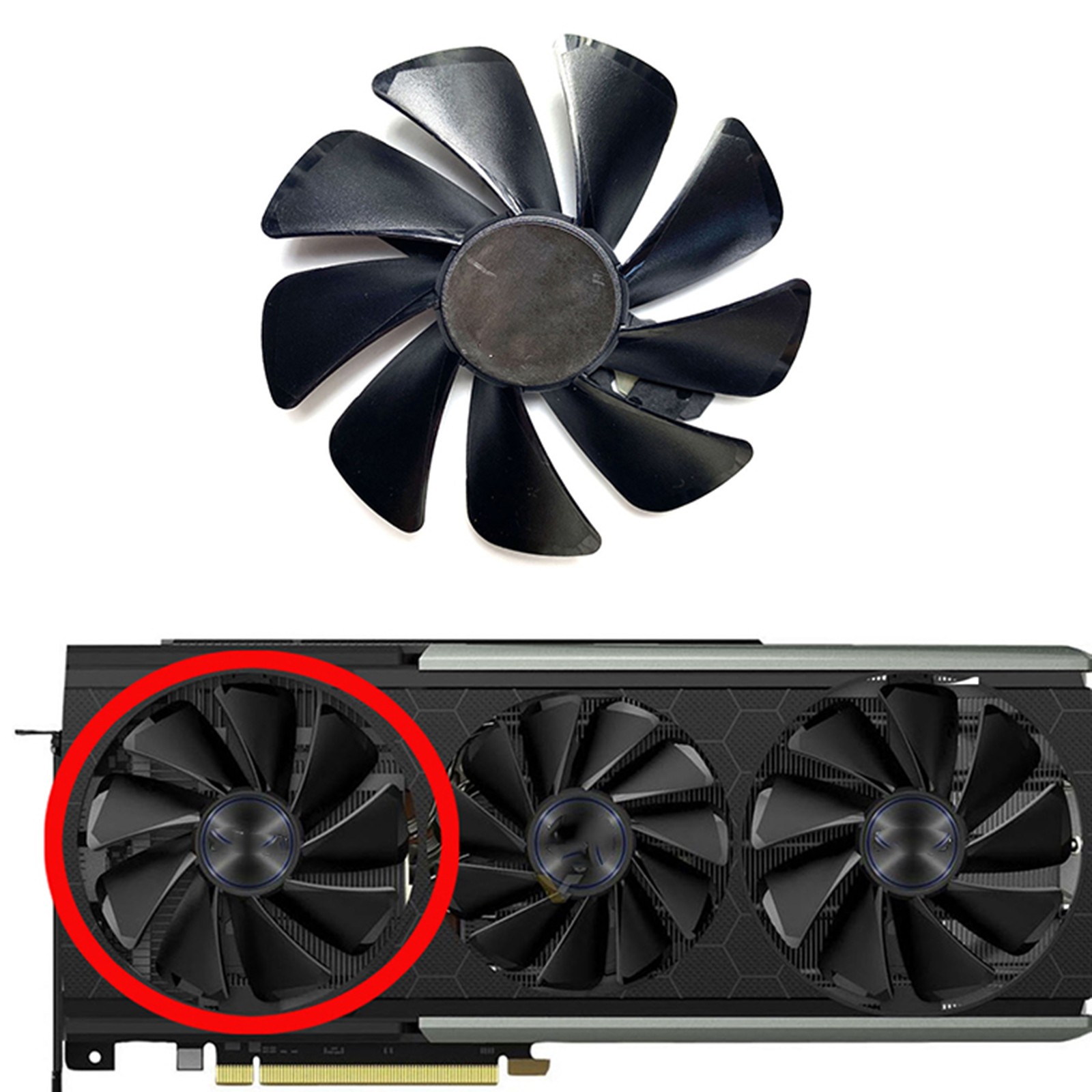Graphics Card Fans for Sapphire RX5700XT 5700 Ultra Platinum Graphics Card