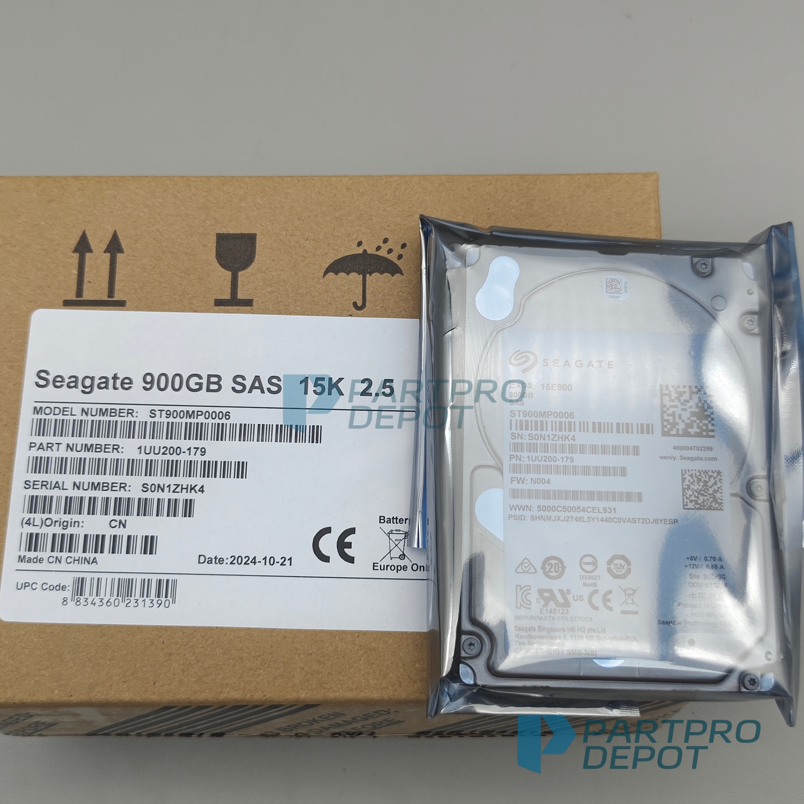 New ST900MP0006-HP HPE 900GB SAS 12G 15K SFF SC DS HDD
