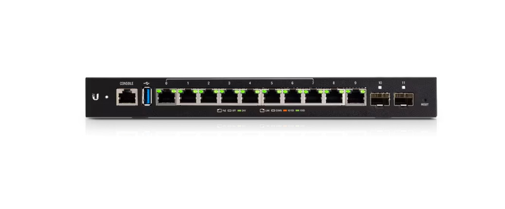 Ubiquiti EdgeRouter 12P (ER-12P) Black High-Performance Advanced Network Router