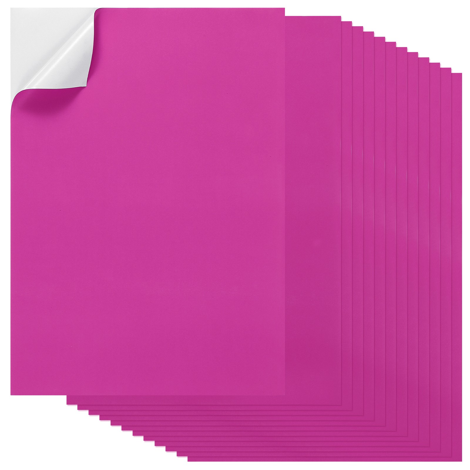 20Pcs Full Sheet Label Sticker Paper A4 Shipping Labels Dark Pink