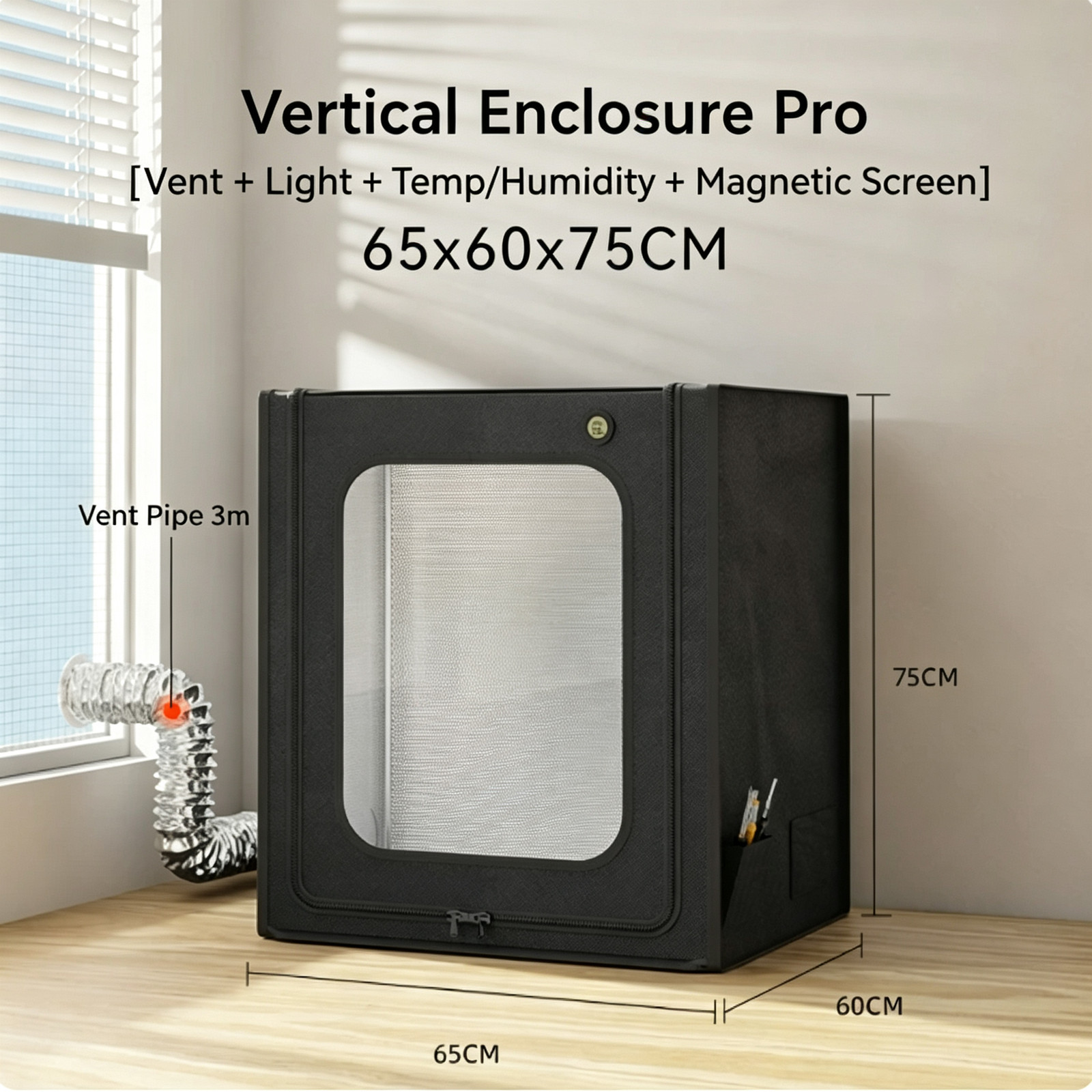Snapmaker U1 Enclosure Vent Exhaust Heat‑Retain Dust‑proof Cover