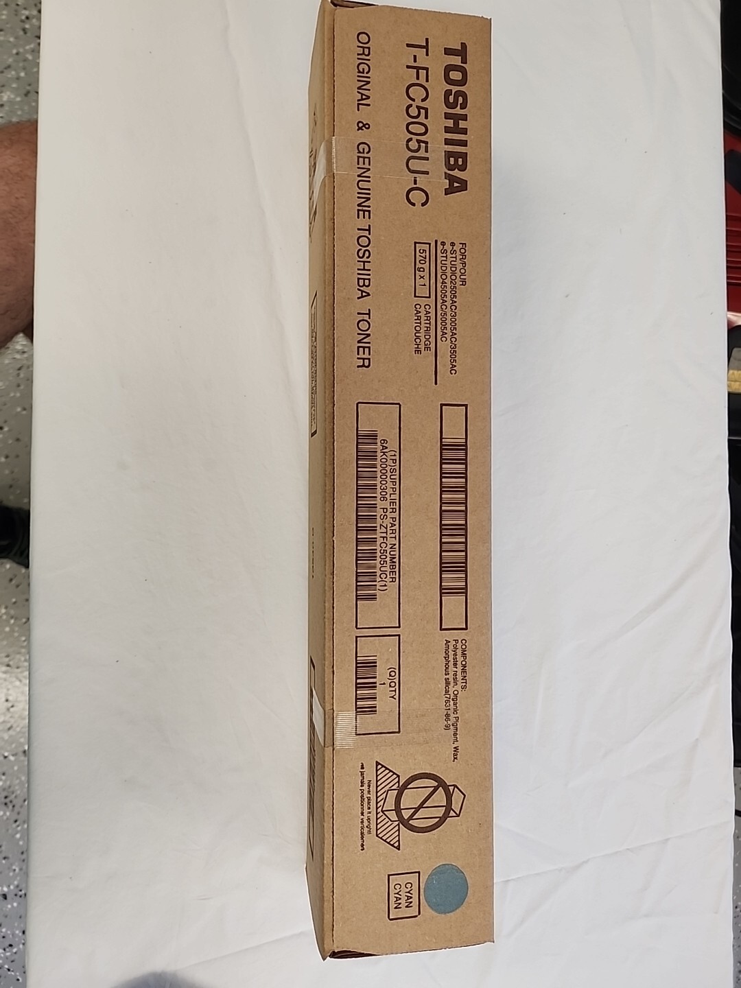 Genuine Toshiba TFC50UC Cyan Toner Cartridge Sealed Box For Toshiba e-Studio
