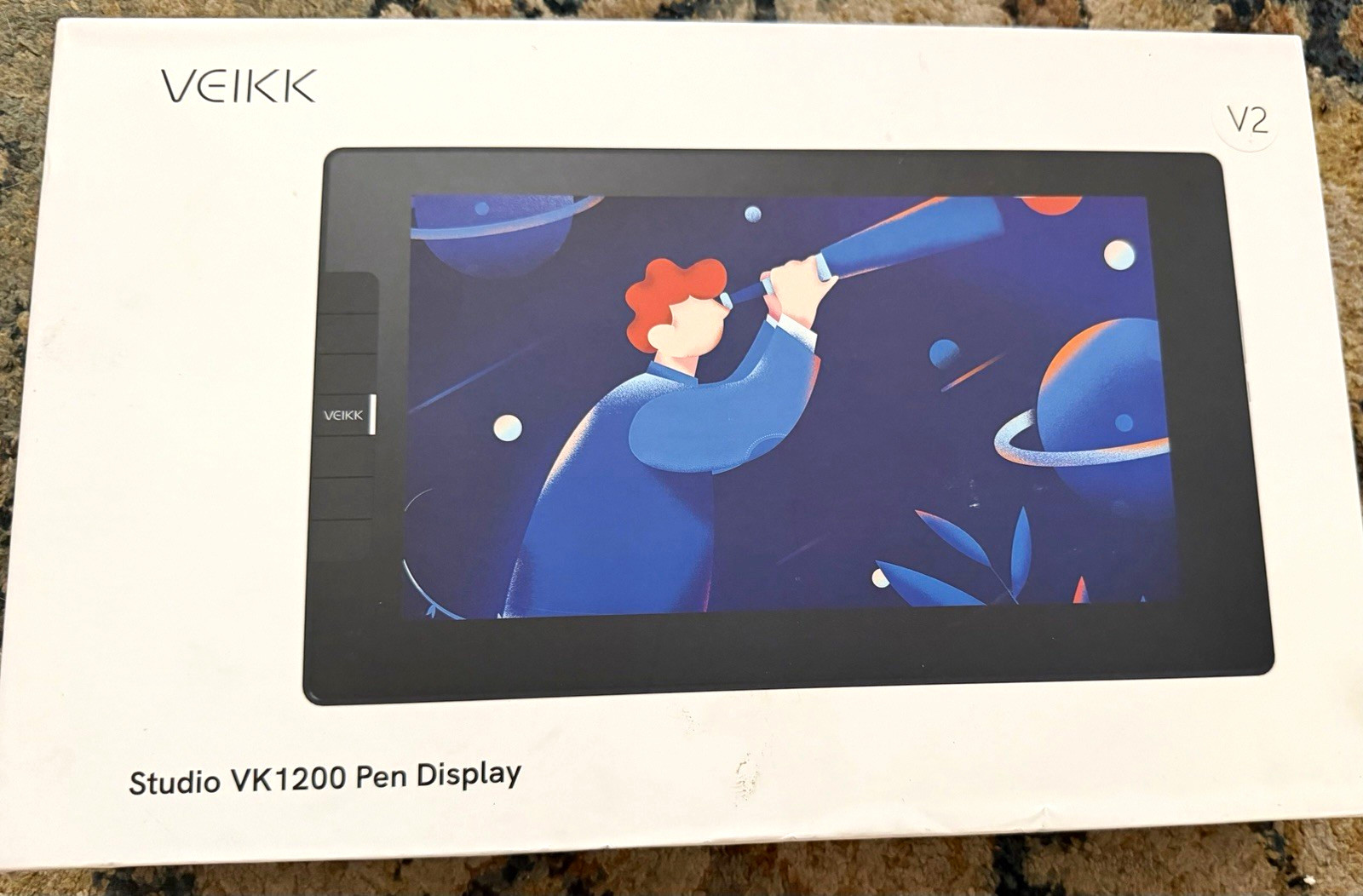 VEIKK Studio VK1200 V2 Pen Display Graphics Drawing Tablet VK1200