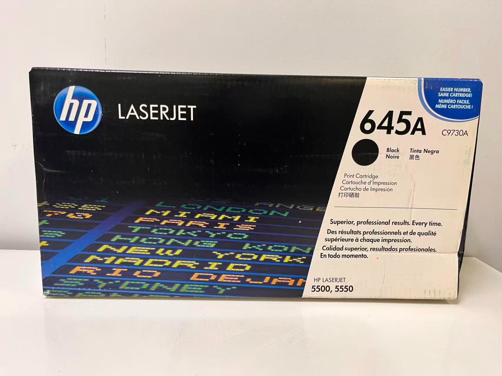 Genuine HP 645A Black Toner C9730A OEM New Sealed Box