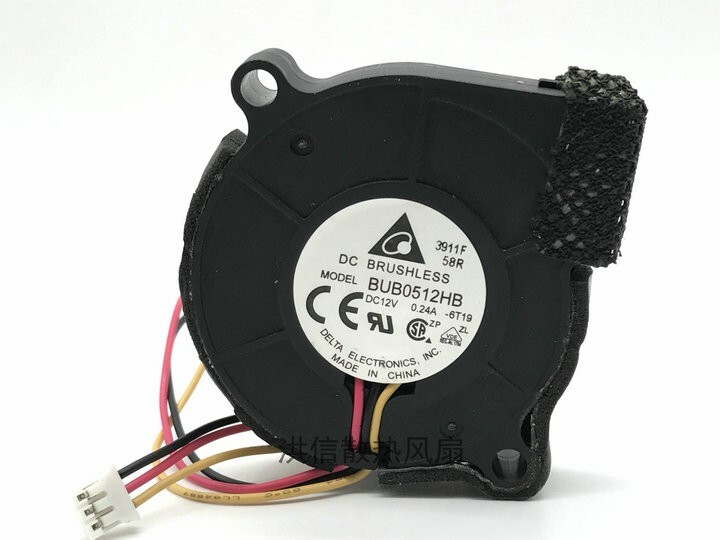 Delta 5015 BUB0512HB -6T19 12V 0.24A 5CM 50*15MM small blast cooling fan