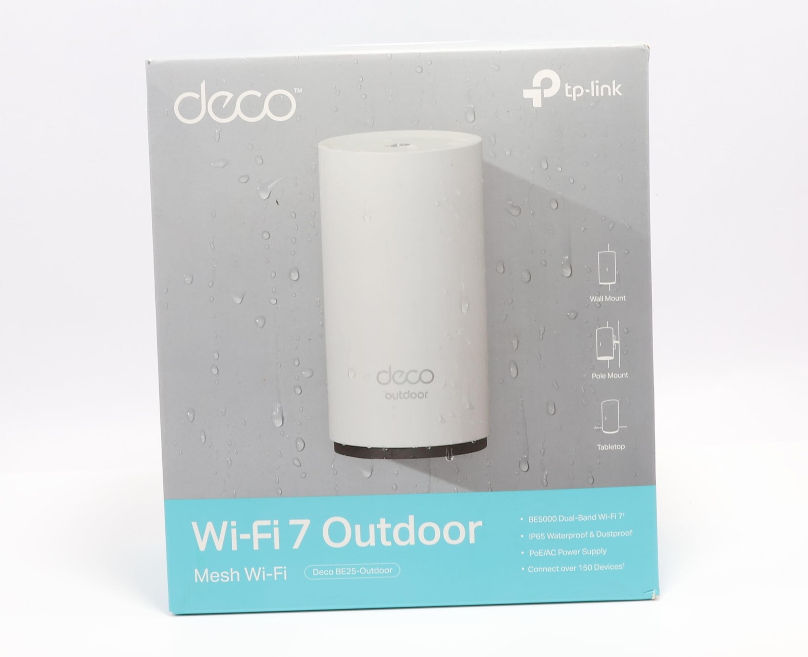 TP-Link Deco 7 Outdoor BE5000 Dual-Band WiFi 7 Mesh Add-On Extender