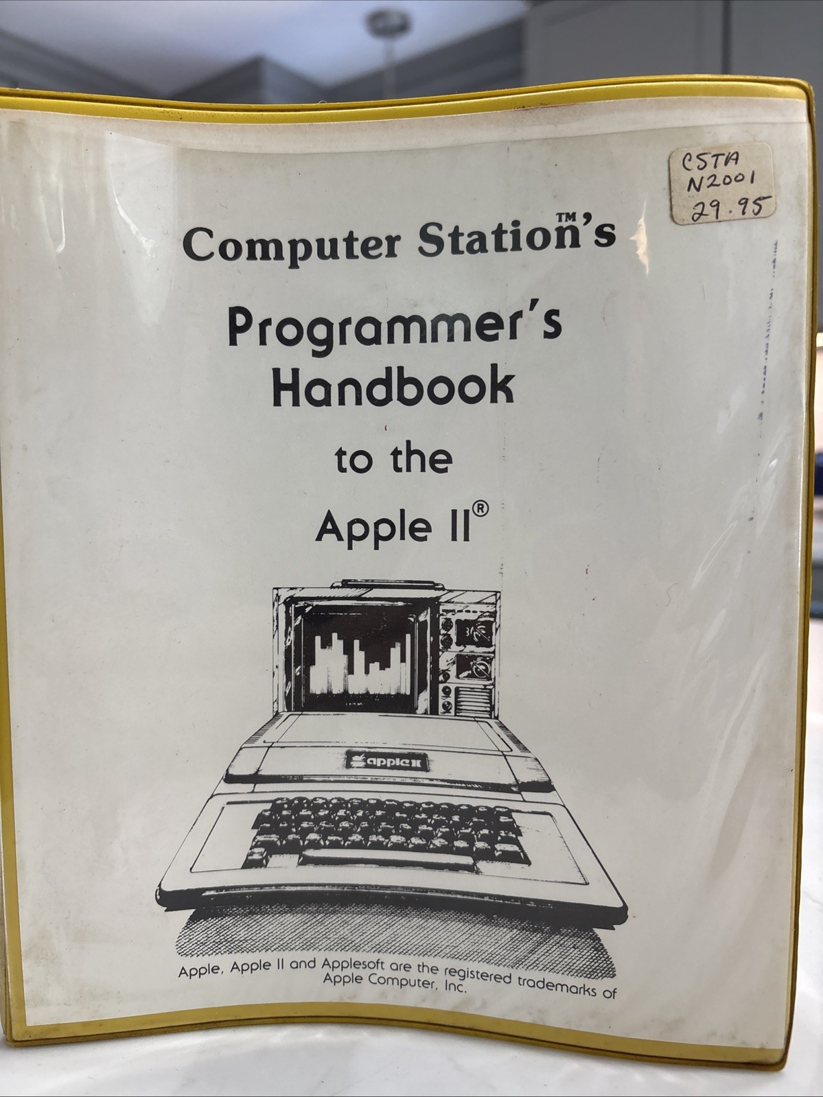 VTG Apple II Programmer's Handbook Computer Station 1981 Binder Manual RARE