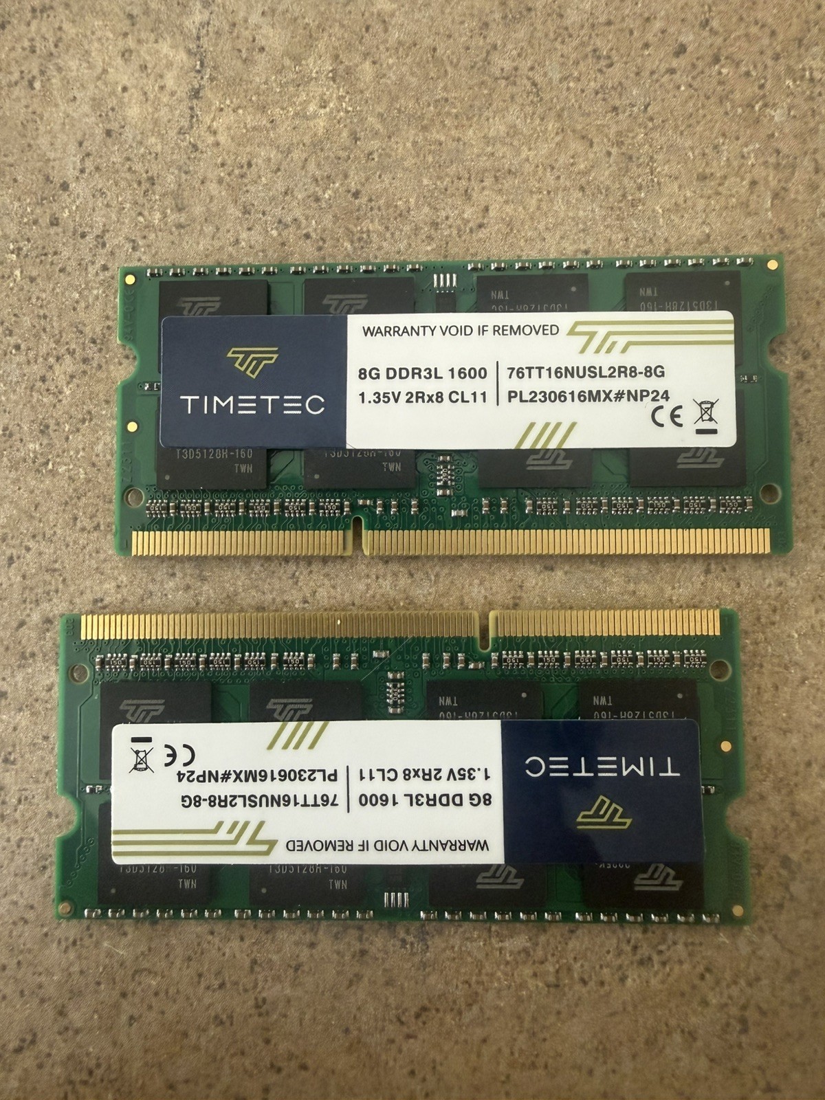 Timetec 16GB KIT(2x8GB) DDR3L / DDR3 1600MHz CL11