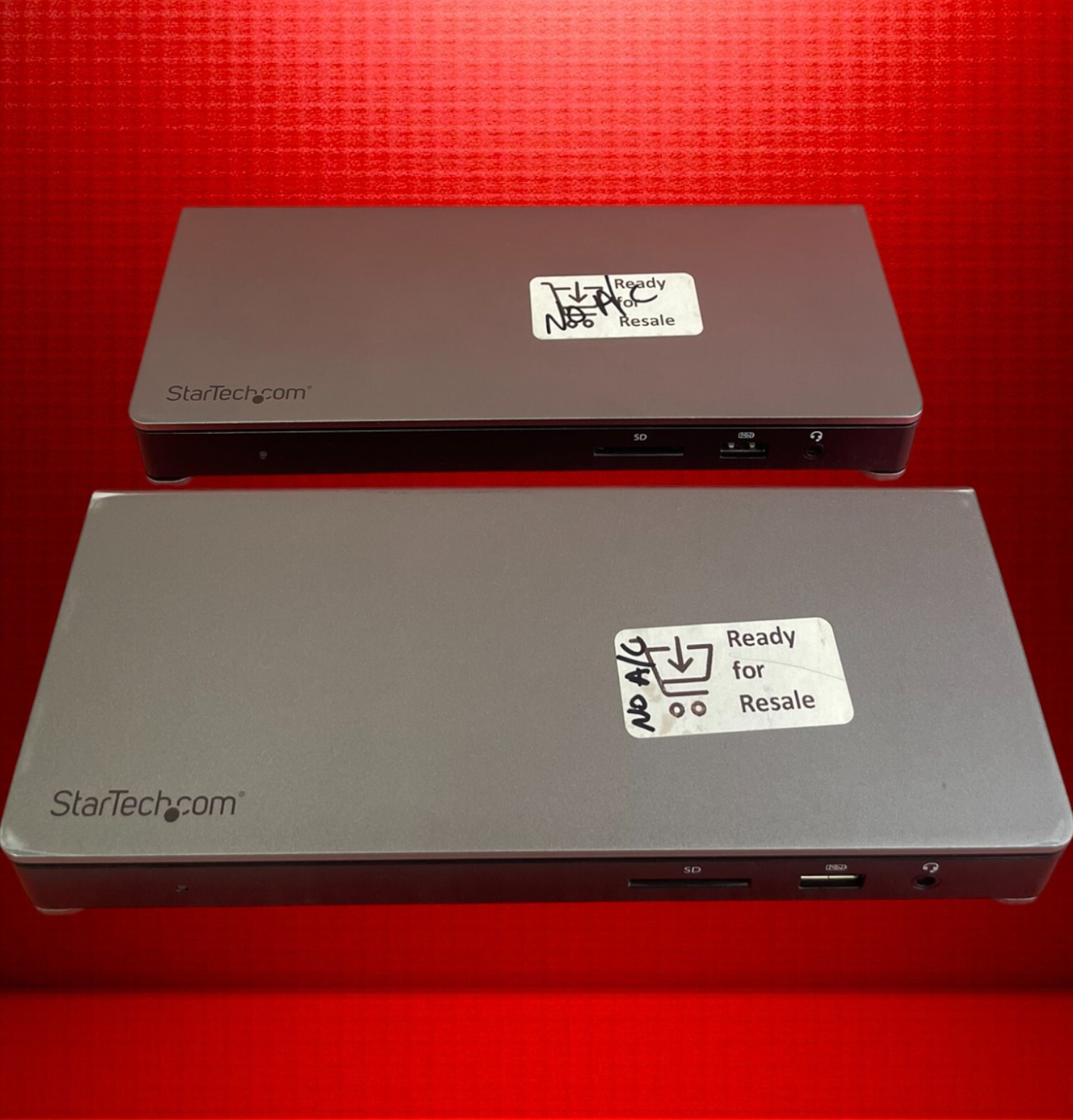 StarTech TB3DOCK2DPPD Thunderbolt-3 Dual 4K Docking Station Lot/2 NO PSU