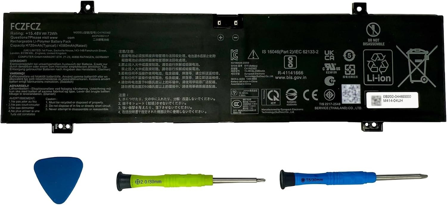 Genuine C41N2302 OEM Battery for Asus ProArt PX13 HN7306 TUF Gaming A14 FA401WV