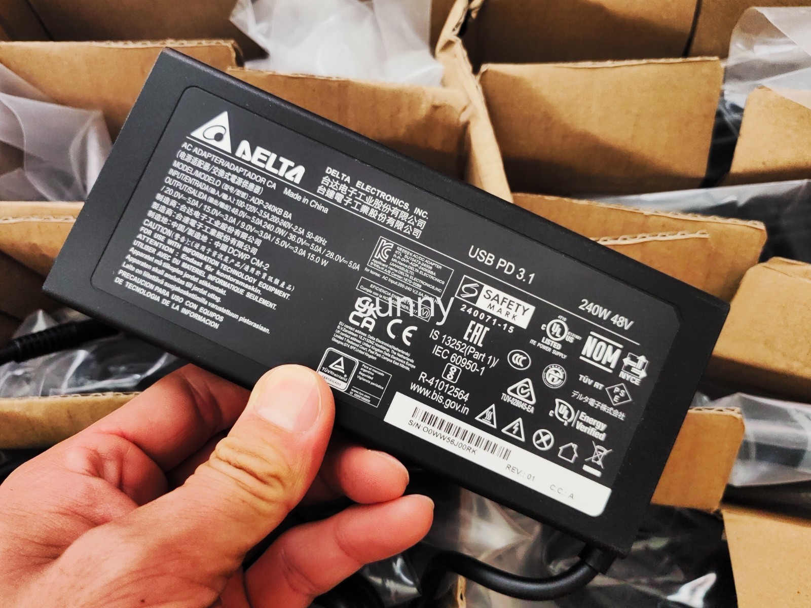 For 2026 240w 48V USB PD 3.1 Laptop Delta ADP-240KB BA 240071-15 UK CA Original