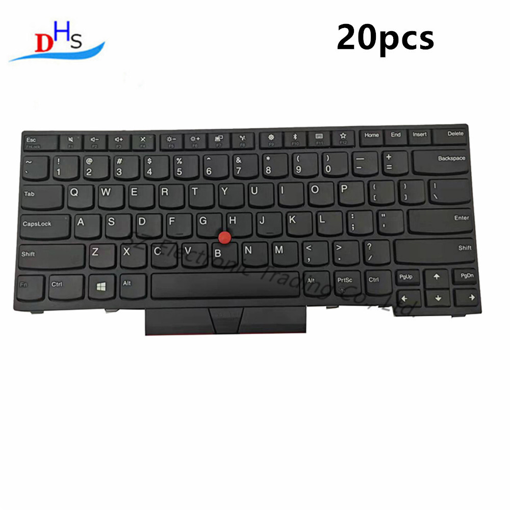 X20pcs For Thinkpad E480 E485 T480s L380 L390 Yoga L480 US NO/Backlit Keyboard