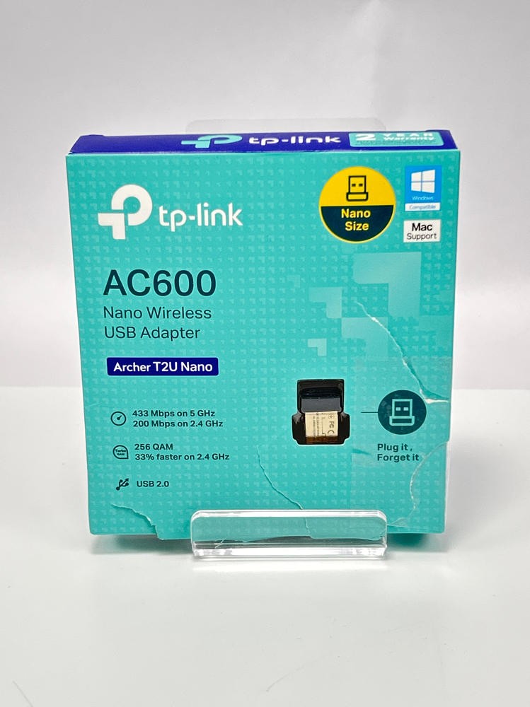 TP-Link Archer T2U Nano AC600 USB WiFi Adapter Dual Band Travel Size PC Mac