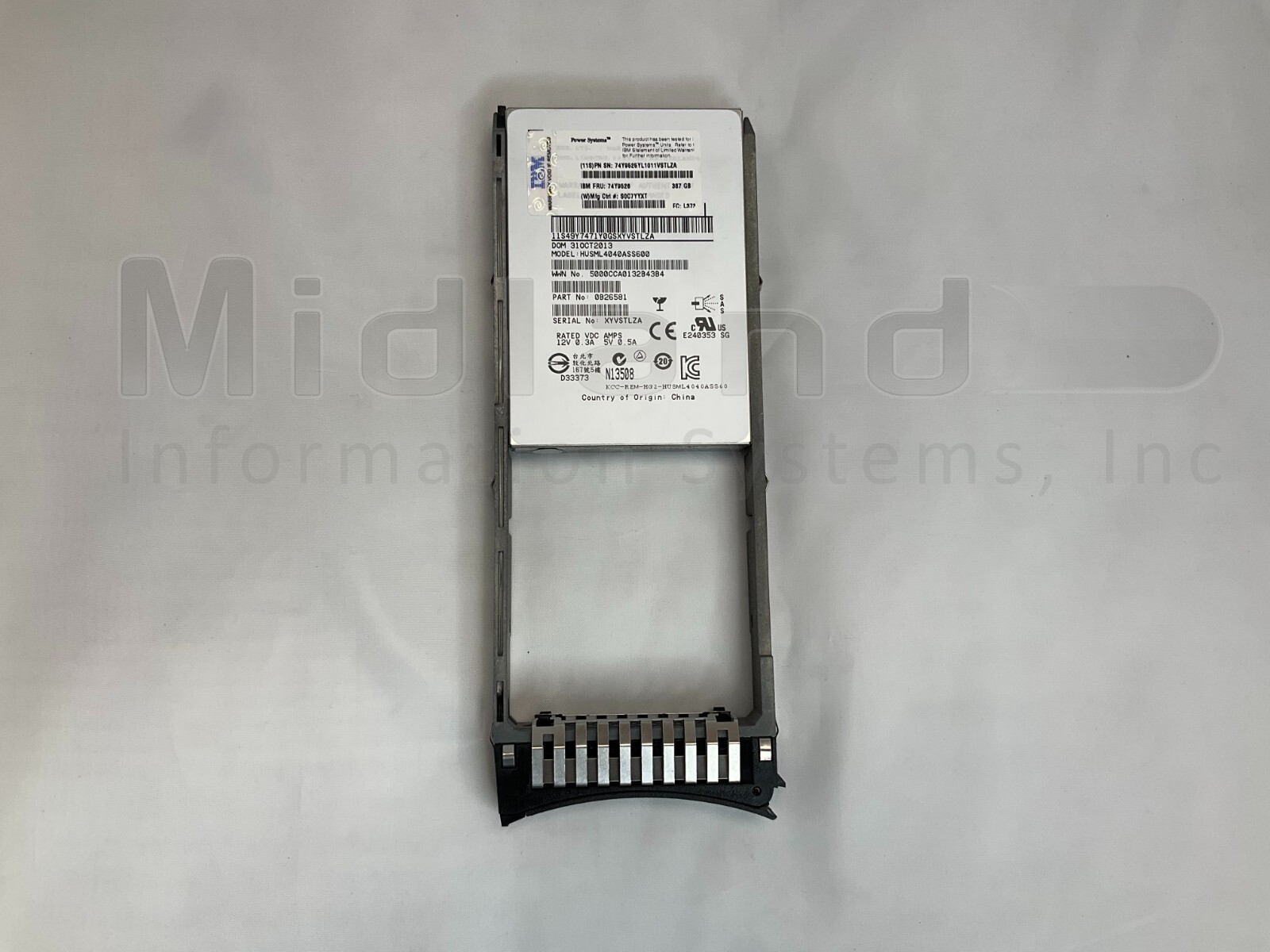 IBM ES0D 387GB SAS SFF-2 SSD w/eMLC (IBM i) for IBM i series servers