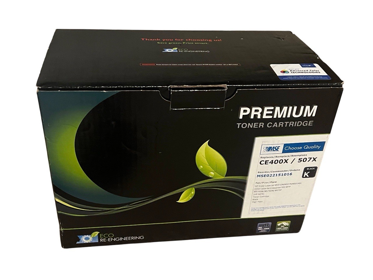 PREMIUM TONER CARTRIDGE CE400X /507X Black Toner Cartridge