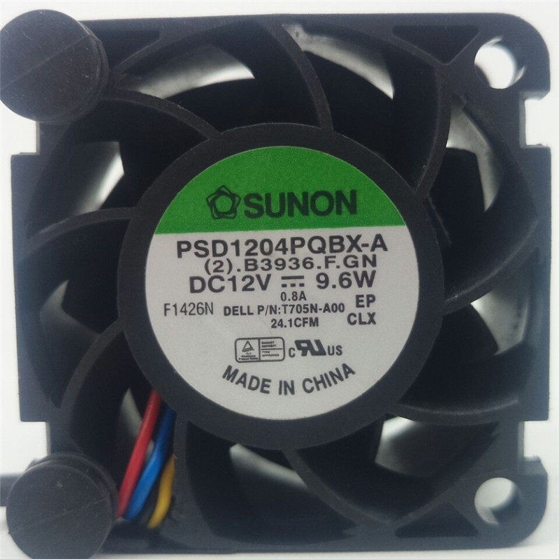 1PCS SUNON PSD1204PQBX-A 12V 9.60W 4028 High-Airflow Cooling Fan