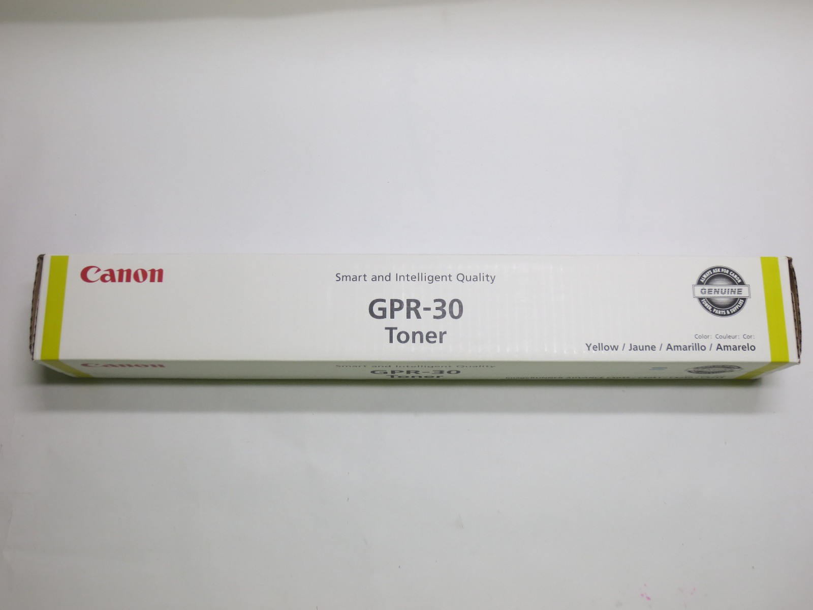 Original Canon GPR-30 Yellow (2801B003) Toner Cartridge - New Factory Sealed