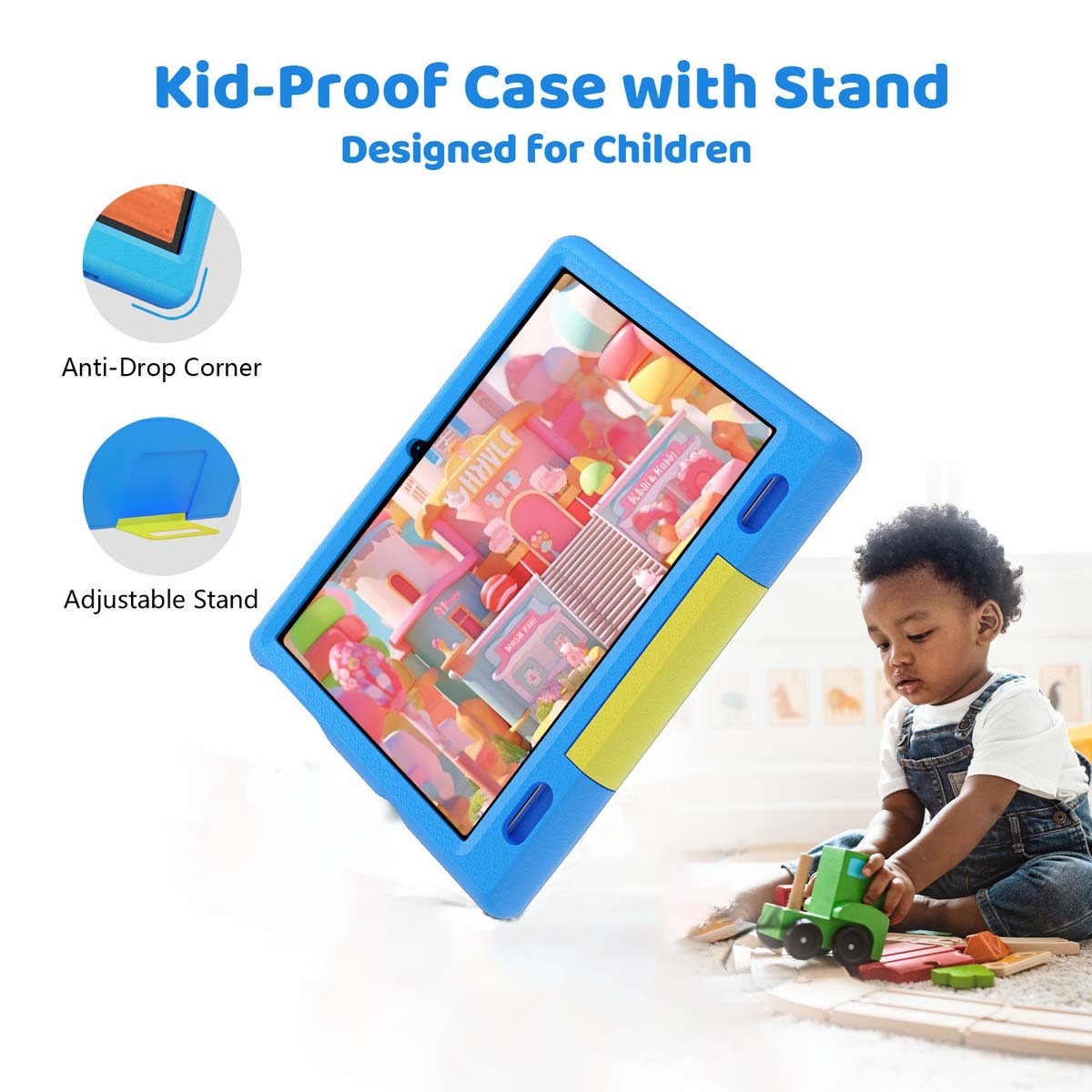 2026 New Kids Tablet 32GB 64GB 128GB ROM WIFI Tablet GMS Google play For Study