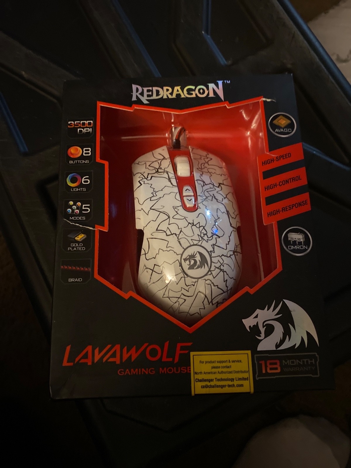 redragon m612 predator rgb gaming mouse