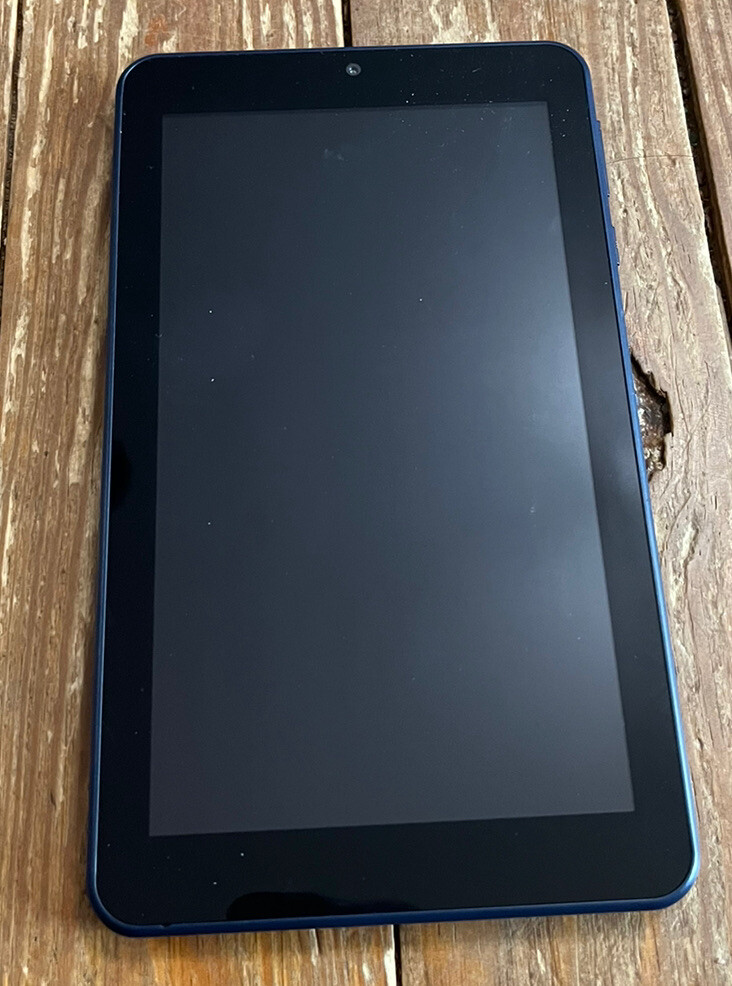 Onn Surf 2nd Gen 7" Android Tablet, 16GB 2GB RAM 11 Go 2GHz, Blue PARTS ONLY 6