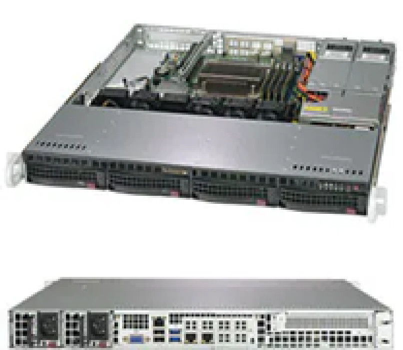 SuperMicro SYS-5019C-MR 1U Server -  X11SCM-F, CSE-813MFTQC-R407C
