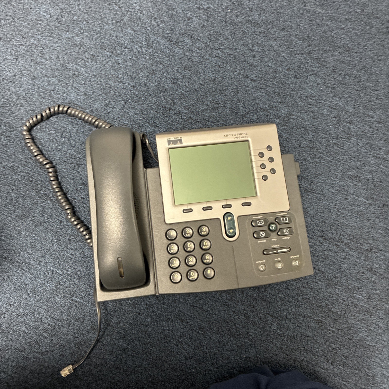 Cisco 7962G Unified IP Phone - Dark Gray (CP-7962G)