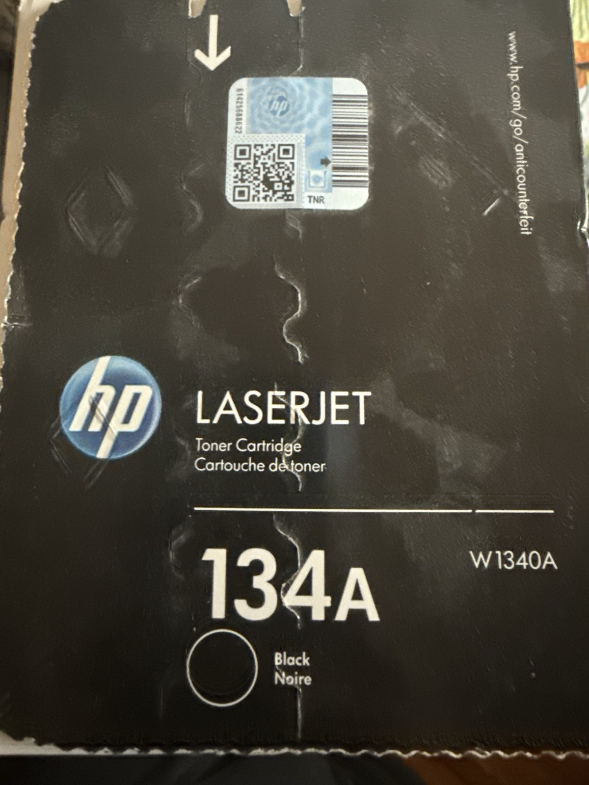 HP 134A Black Toner Cartridge W1340A Genuine OEM LaserJet Toner New Sealed