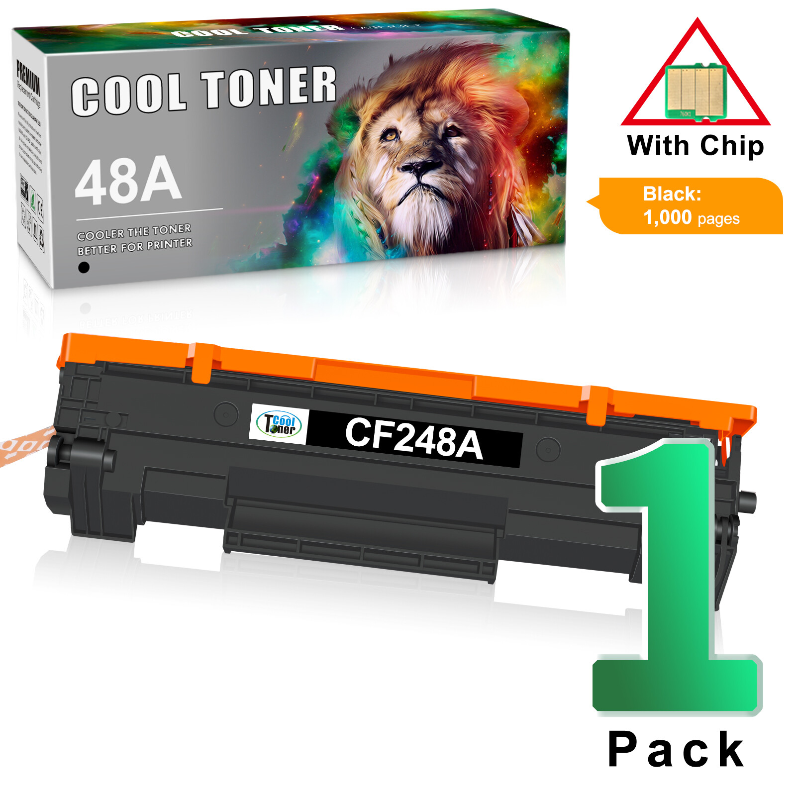 CF248A High Yield Toner Cartridge For HP 48A Laserjet Pro M15W MFP M29W M28W Lot