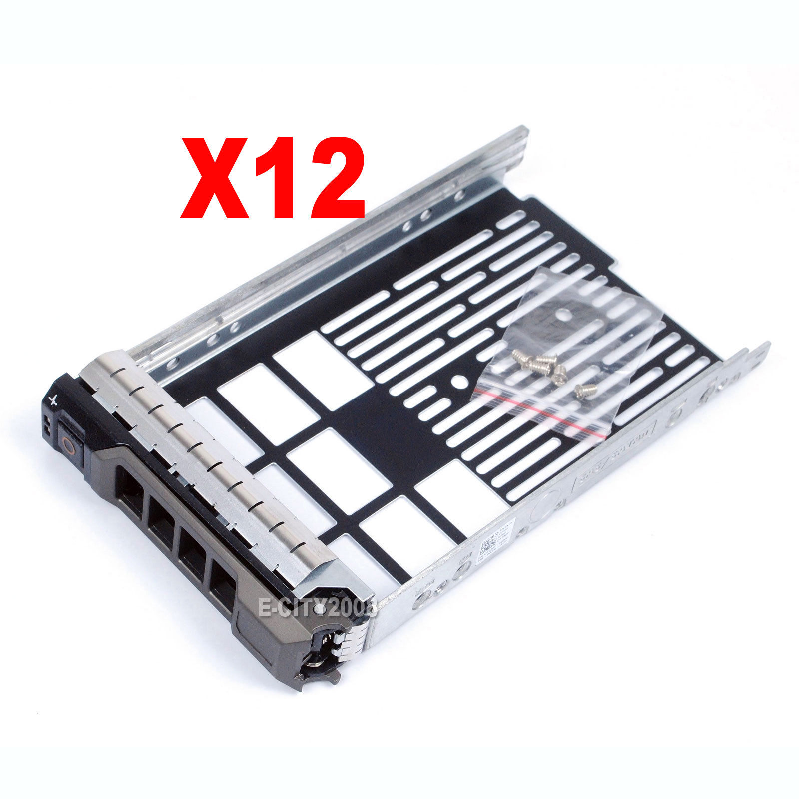 Lot of 12,  3.5" SAS HDD Hard Drive Caddy Tray For Dell PowerVault MD1200 New