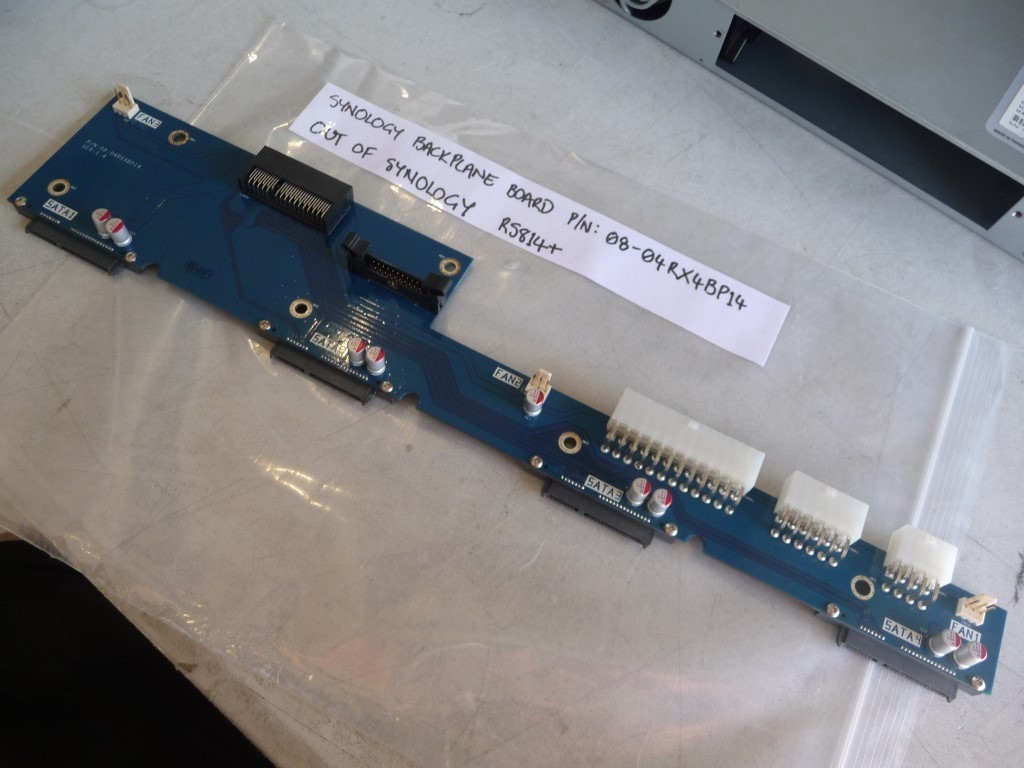 AU SELLER BACKPLANE BOARD  08-04RX4BP14 OUT OF SYNOLOGY RS814+  - TESTED
