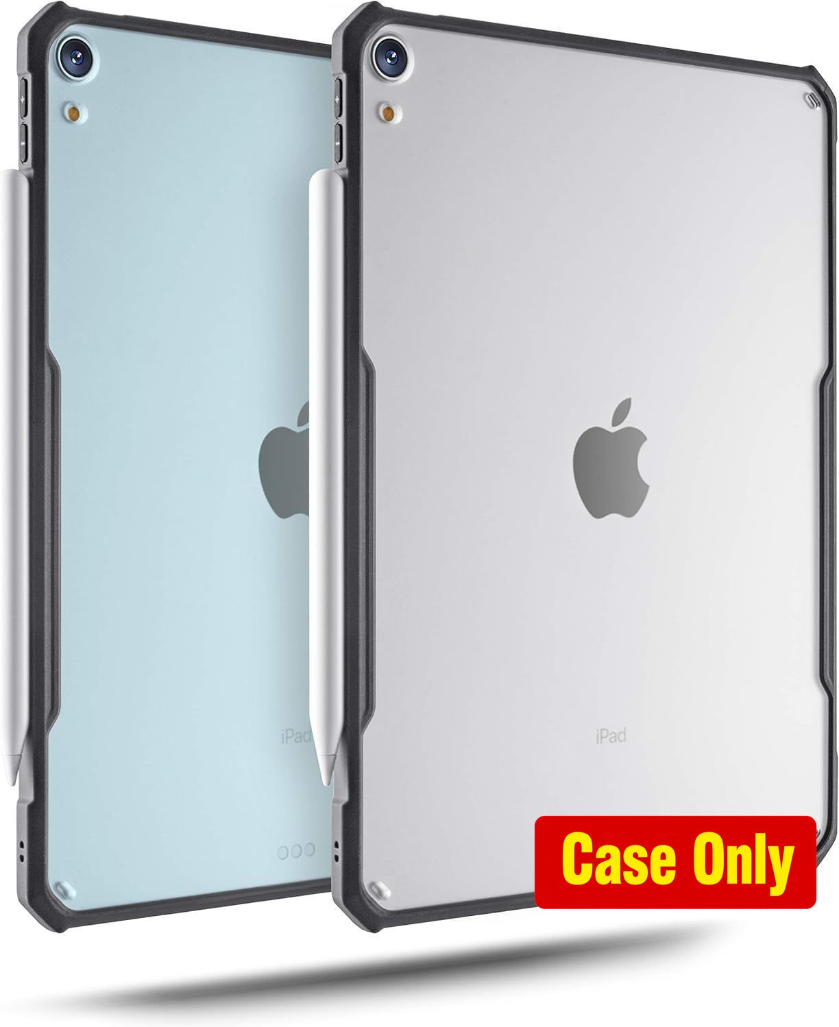 Tablet Case for iPad Air 11 Inch 2022, Ultra Thin, Matte Clear, Black