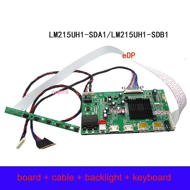 EDP Controller kit HDMI DP for LM215UH1-SDB1 LM215UH1-SDA1 4096X2304 21.5" LCD