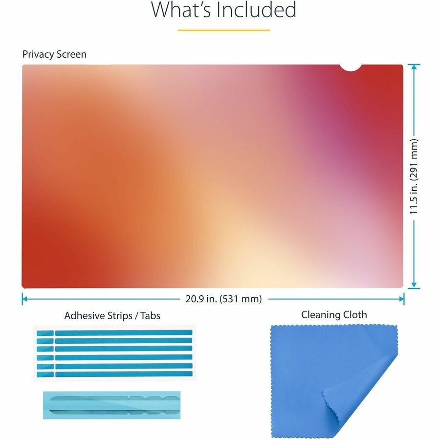 StarTech 24-inch 16:9 Gold Monitor Privacy Screen (2469gprivacyscreen)