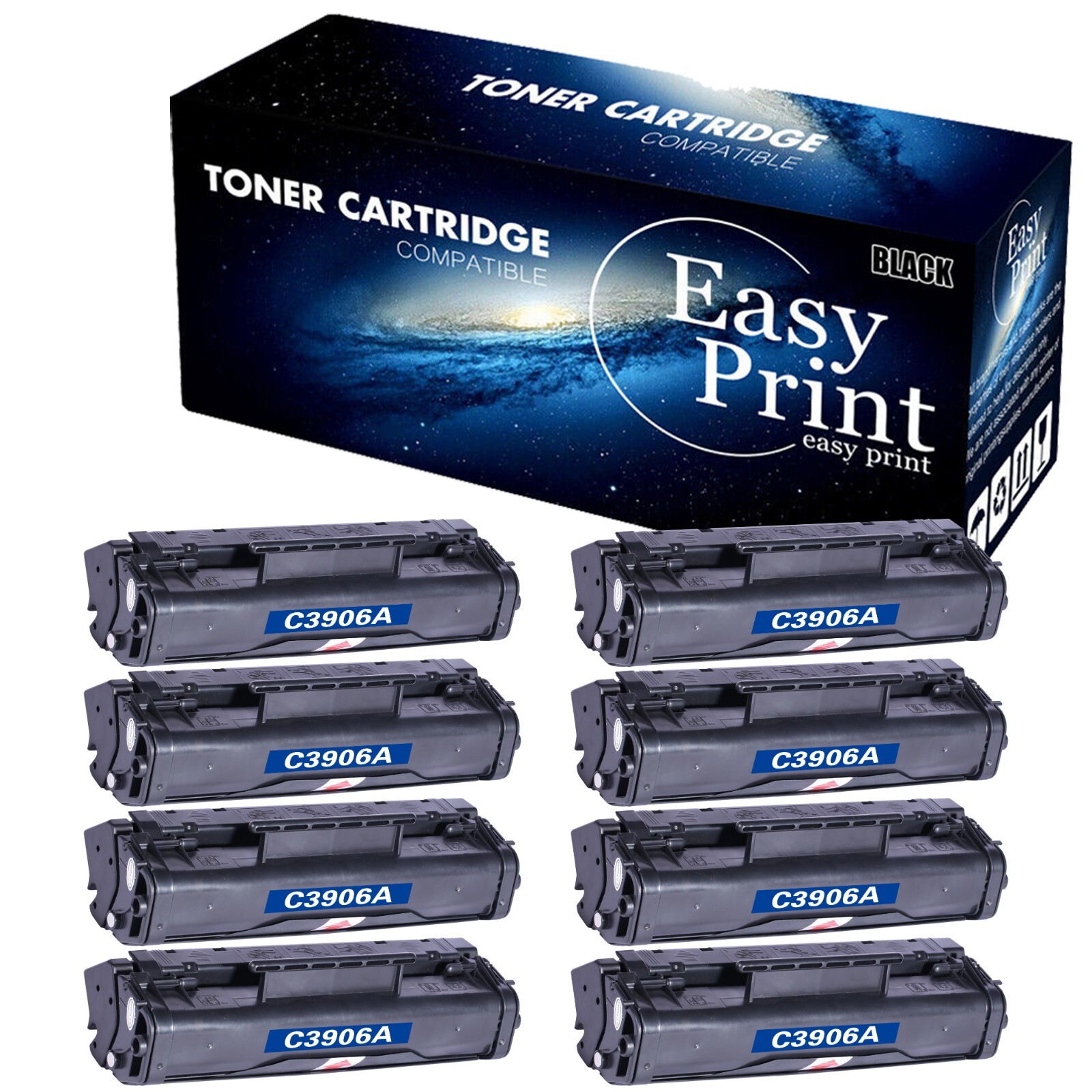 8PK C3906A 3906A Toner Cartridge Laser Jet 6LSE 3150 Printer BLACK