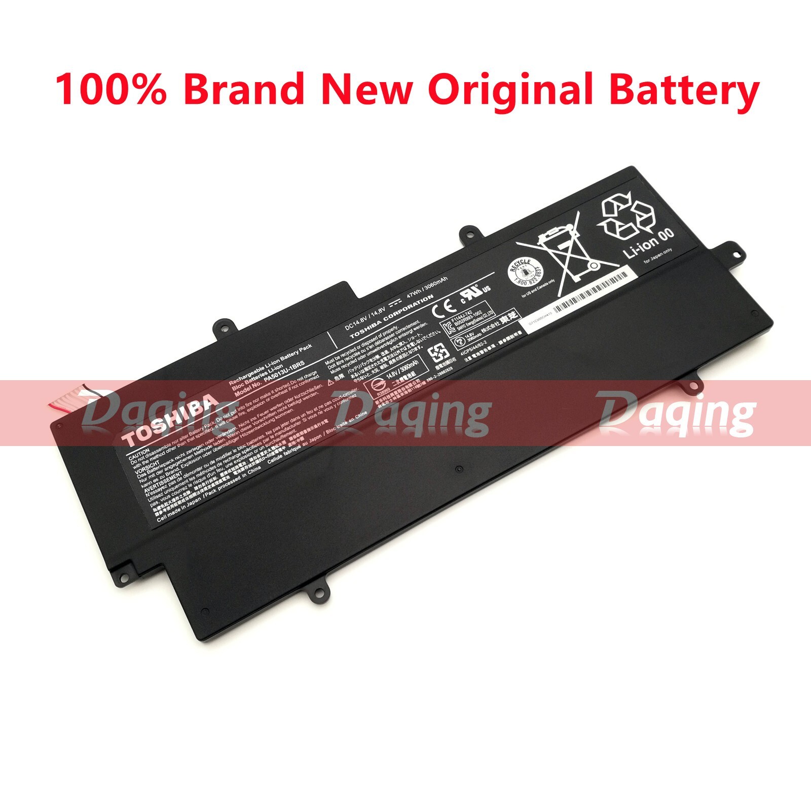 New Original PA5013U-1BRS Battery for Toshiba Portege Z830 Z835 Z930 Z935 47Wh