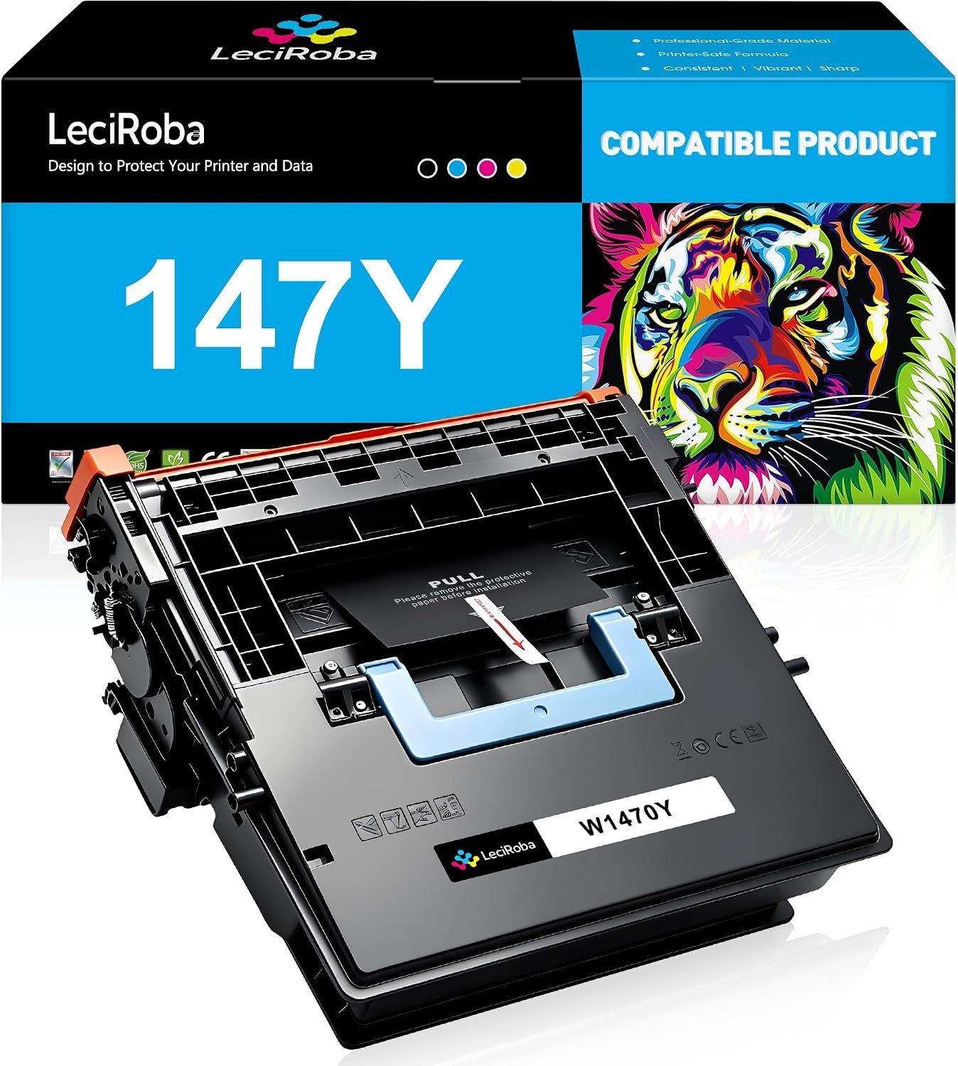 147Y W1470Y Black Toner Cartridge for HP M611 M612 M634 M635 M636 Series Printer