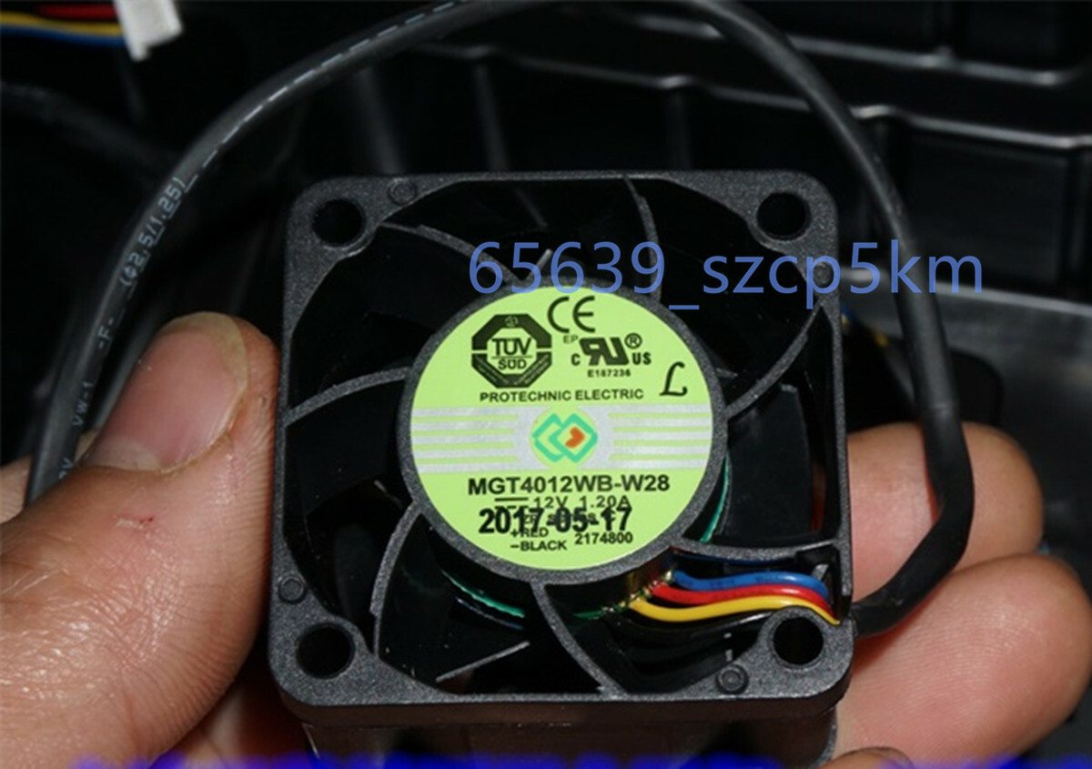 Protechnic MGT4012WB-W28 4028 40x40x28mm DC 12V 1.2A 4Pin PWM Cooling Fan