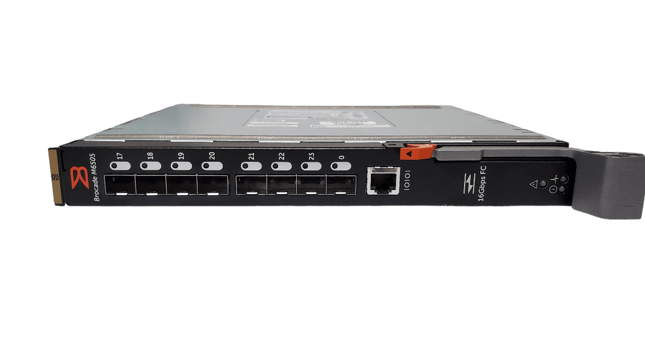 Dell HTPC7 M1000E Brocade M6505 12/24 16GB Fibre Channel I/O Module No SFPs
